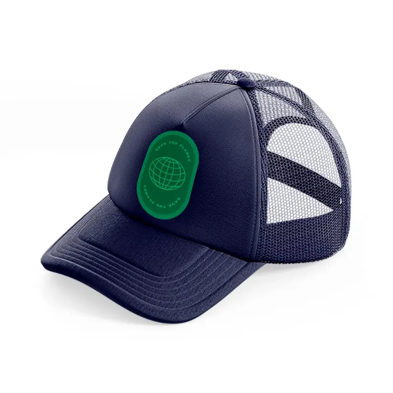 icon17 navy blue trucker hat