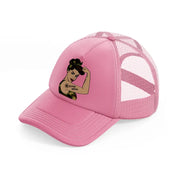 army mom-pink-trucker-hat