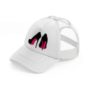 pair of stilettos-white-trucker-hat