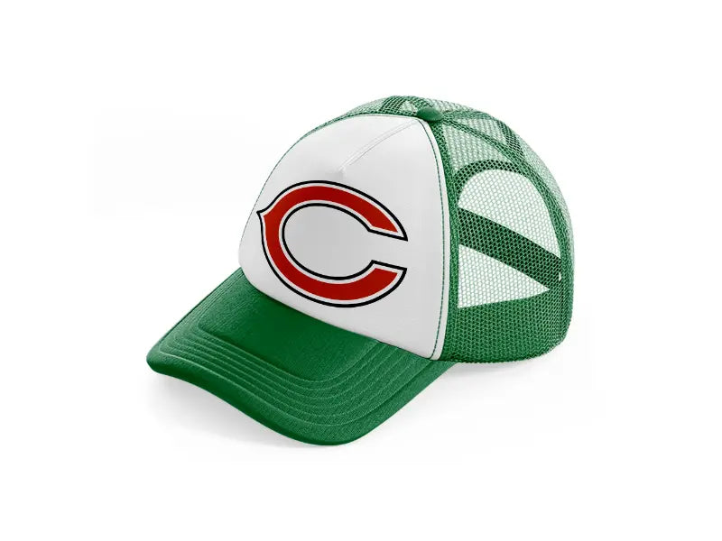 c from chicago bears-green-and-white-trucker-hat