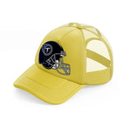 tennessee titans helmet-gold-trucker-hat