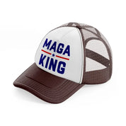 Maga King brown Trucker Hat