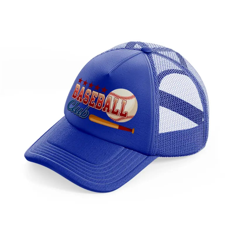 baseball club-blue-trucker-hat