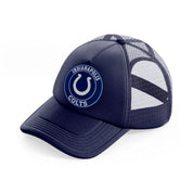 indianapolis colts-navy-blue-trucker-hat