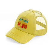 best dad by par multi color-gold-trucker-hat