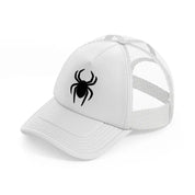 spider symbol-white-trucker-hat