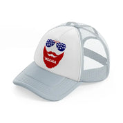 america 2-01-grey-trucker-hat