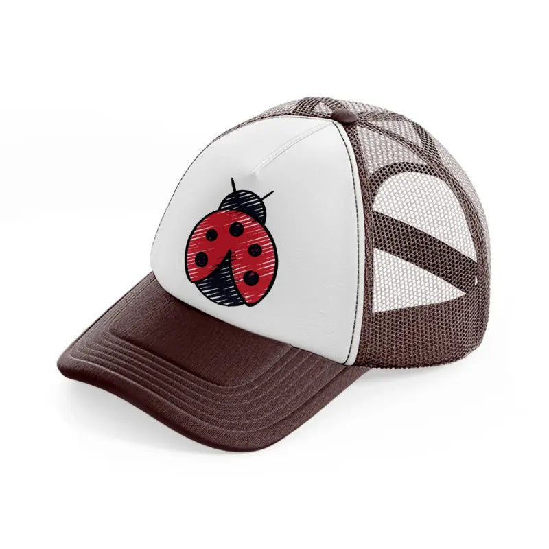 ladybug-brown-trucker-hat