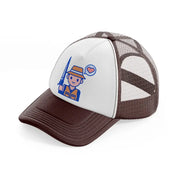 fisherman loves fishing-brown-trucker-hat