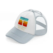 best dad by par color grey trucker hat