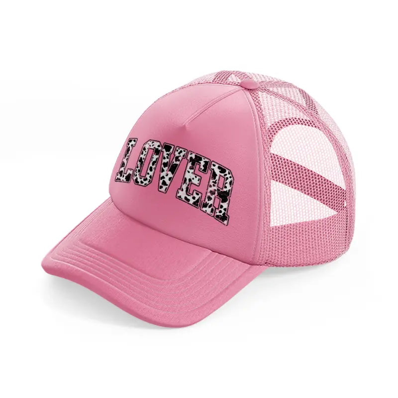 lover cow pink-pink-trucker-hat