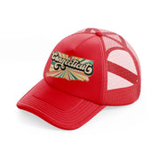 connecticut red trucker hat