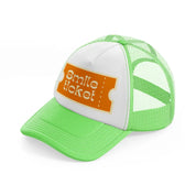 icon8 lime green trucker hat