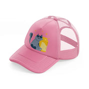 013 milk pink trucker hat