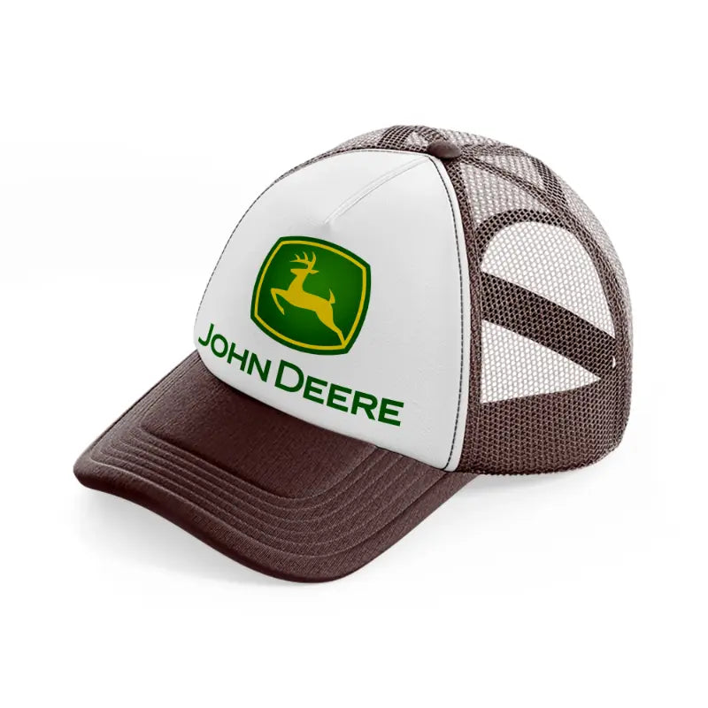 john deere green-brown-trucker-hat