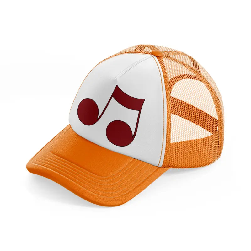 groovy elements-71-orange-trucker-hat