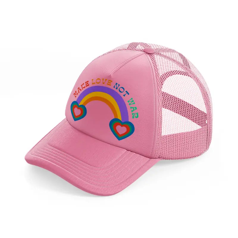 icon37 pink trucker hat