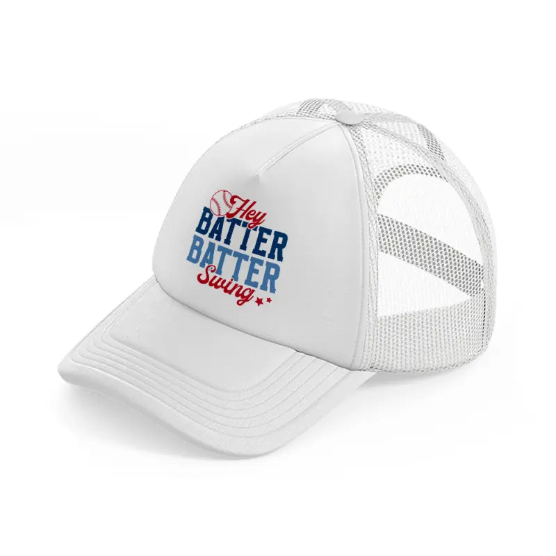 hey batter batter-white-trucker-hat