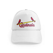 St Louis Cardinals Vintage Emblemwhitefront-view