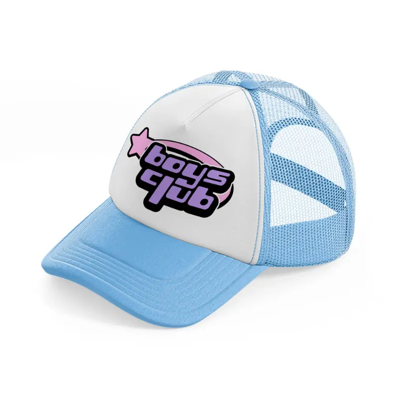 boys club-sky-blue-trucker-hat