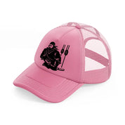pirate crew vector-pink-trucker-hat