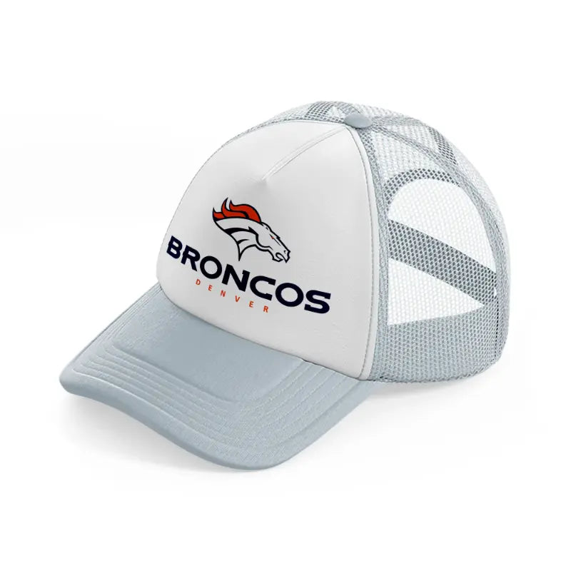 broncos denver-grey-trucker-hat