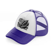 farm fresh corn bold-purple-trucker-hat