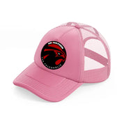 atlanta falcons the falcoholic-pink-trucker-hat