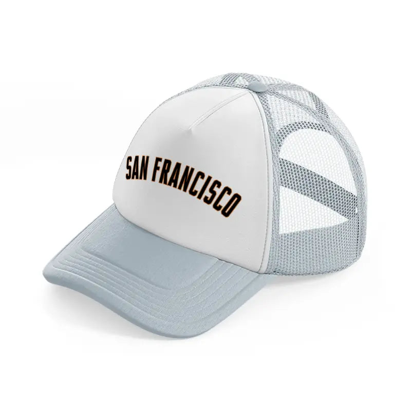 san francisco supporter-grey-trucker-hat