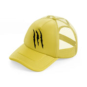 panther claw-gold-trucker-hat