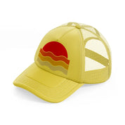 sun waves-gold-trucker-hat