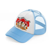 mashroom-sky-blue-trucker-hat