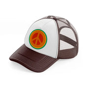 icon15 brown trucker hat