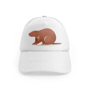 011-beaver-white-trucker-hat