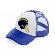 los angeles chargers helmet-blue-and-white-trucker-hat