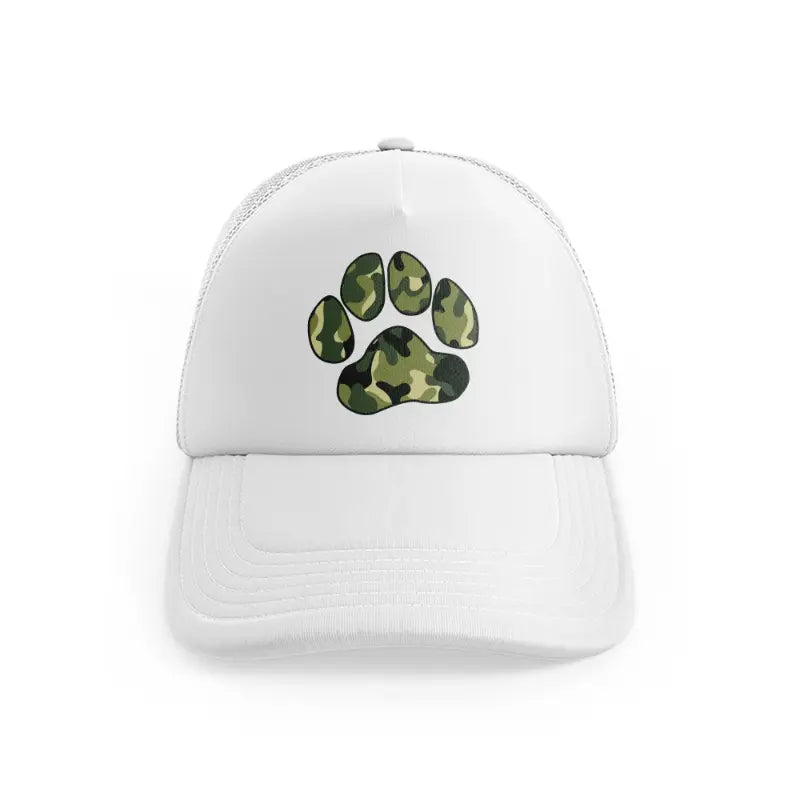 Camo Bear Pawwhitefront view