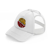 groovy quotes 01 white trucker hat