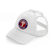 philadelphia phillies badge-white-trucker-hat