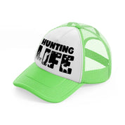 hunting life bold-lime-green-trucker-hat