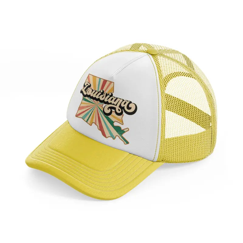 louisiana-yellow-trucker-hat