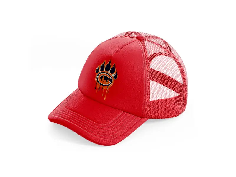 bear paw chicago bears-red-trucker-hat