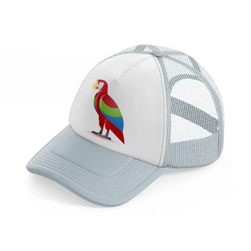 031-parrot-grey-trucker-hat