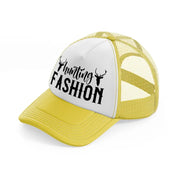 hunting fashion-yellow-trucker-hat