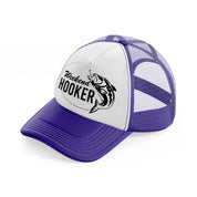 weekend hooker-purple-trucker-hat