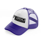 f.350 xlt purple trucker hat