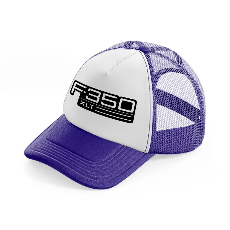 f.350 xlt-purple-trucker-hat