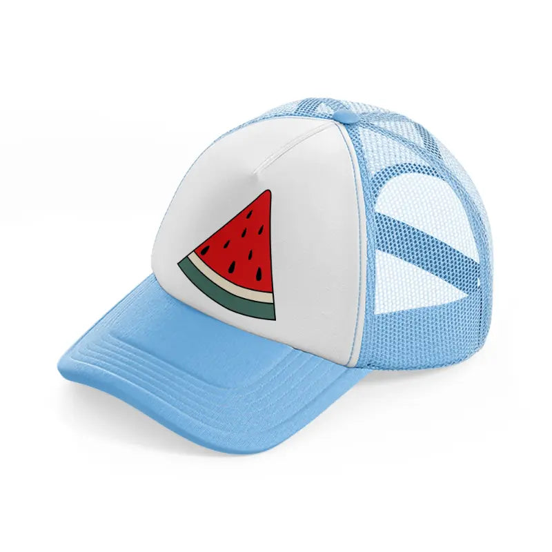 retro elements-45-sky-blue-trucker-hat