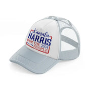 Kamala Harris 2024 For The People grey Trucker Hat