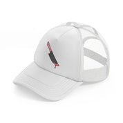 knife white trucker hat