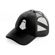 ghost black trucker hat